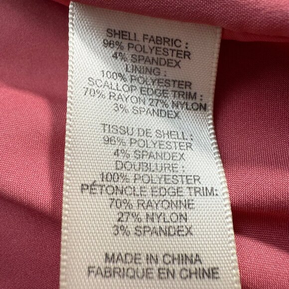 Rebecca Taylor Size 8 Women's Sleeveless Textured Pink Fit & Flare Dress - Picture 6 of 11